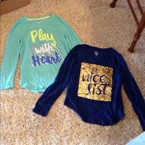 Brand new girl's shirts